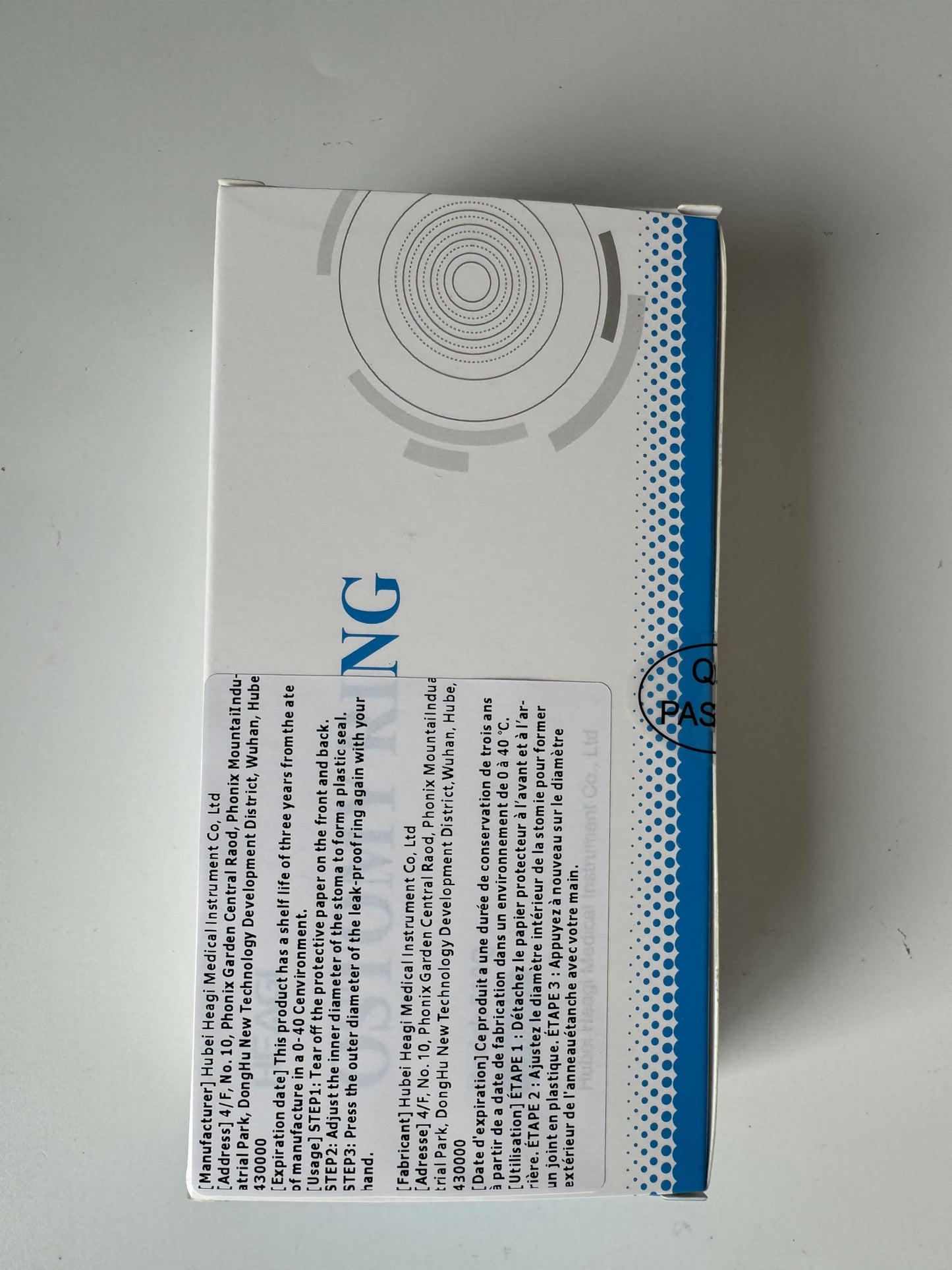 30 PCS Ostomy Barrier Rings, 2 mm Thickness Moldable Ostomy Rings Medical Grade Hydrocolloid Adhesive Barrier Rings Better Seal for Ostomy Bags (3 Box of 30)