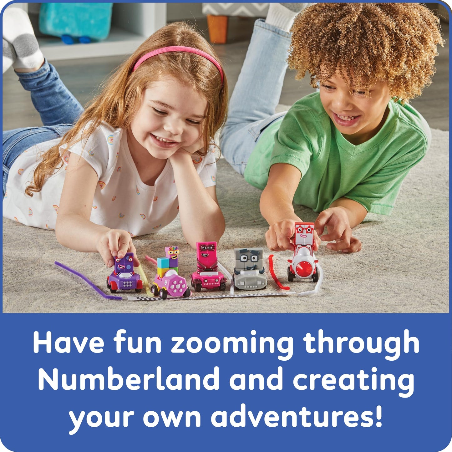 hand2mind Numberblocks Mini Vehicles Six to Ten