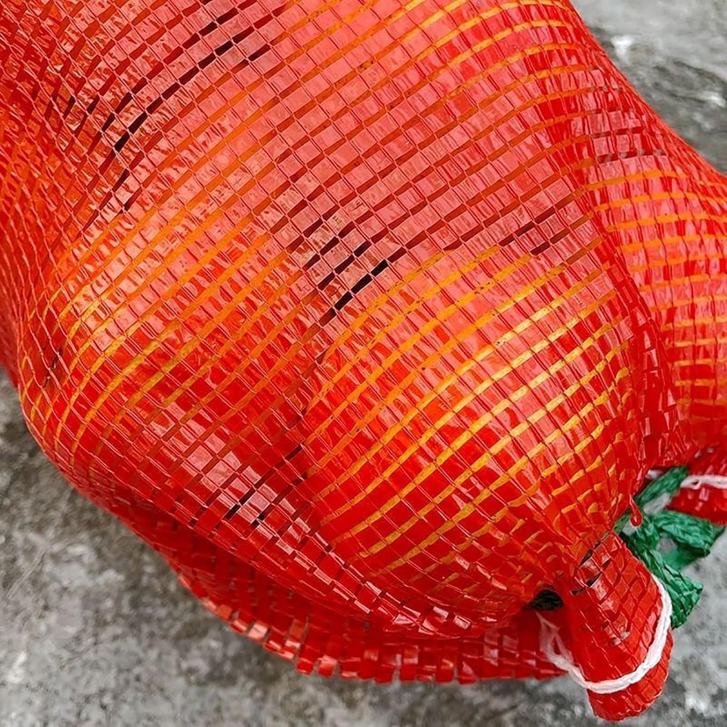 WUWEOT 50 Pack Mesh Produce Bags, 31"×19" Breathable Vegetable Storage Bags, Reusable Washable Net With Drawstring for Onions, Potatoes, Citrus, Crawfish
