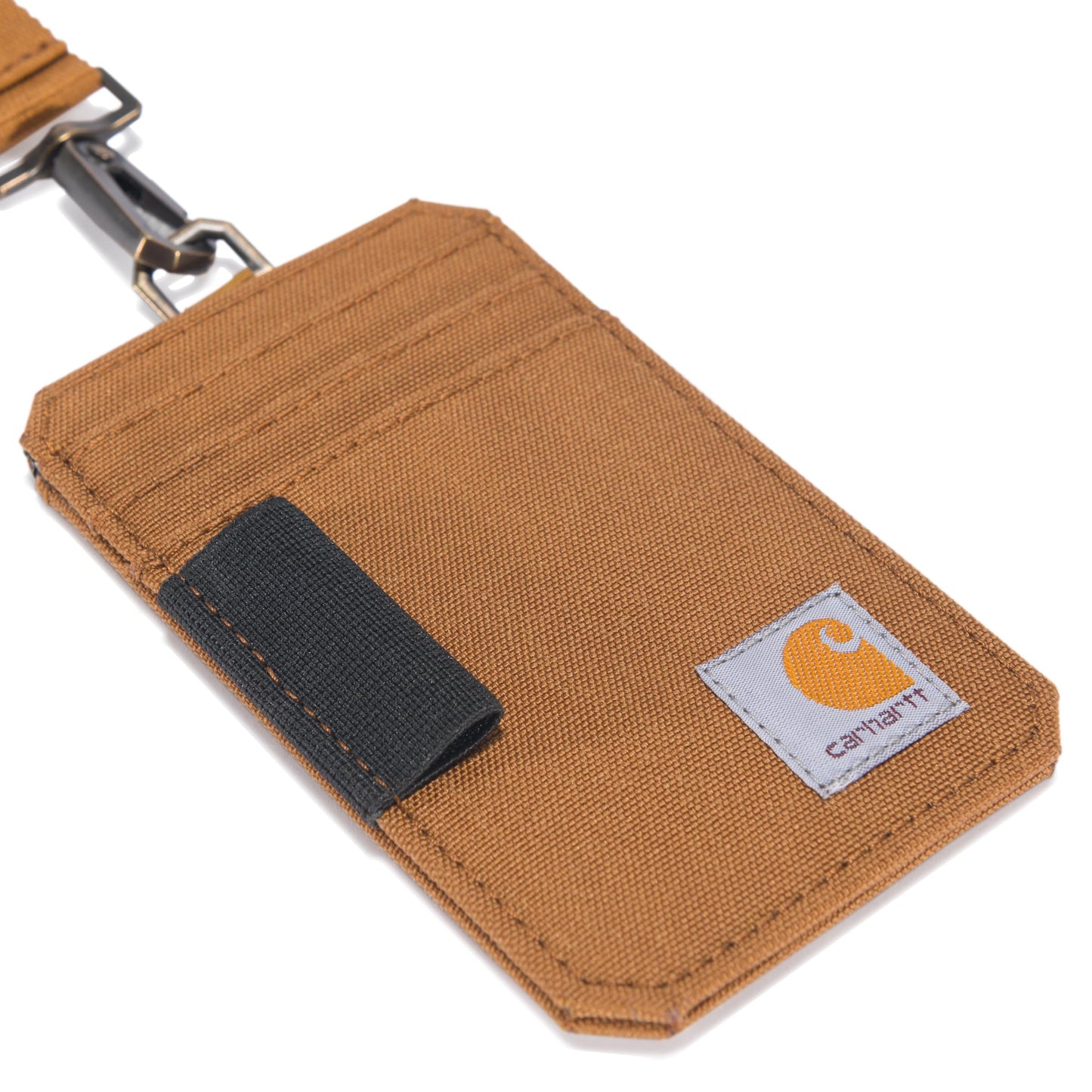 Carhartt Men's B0000247 Nylon Duck ID Holder and Lanyard, Nylon Duck (Carhartt Brown), One Size
