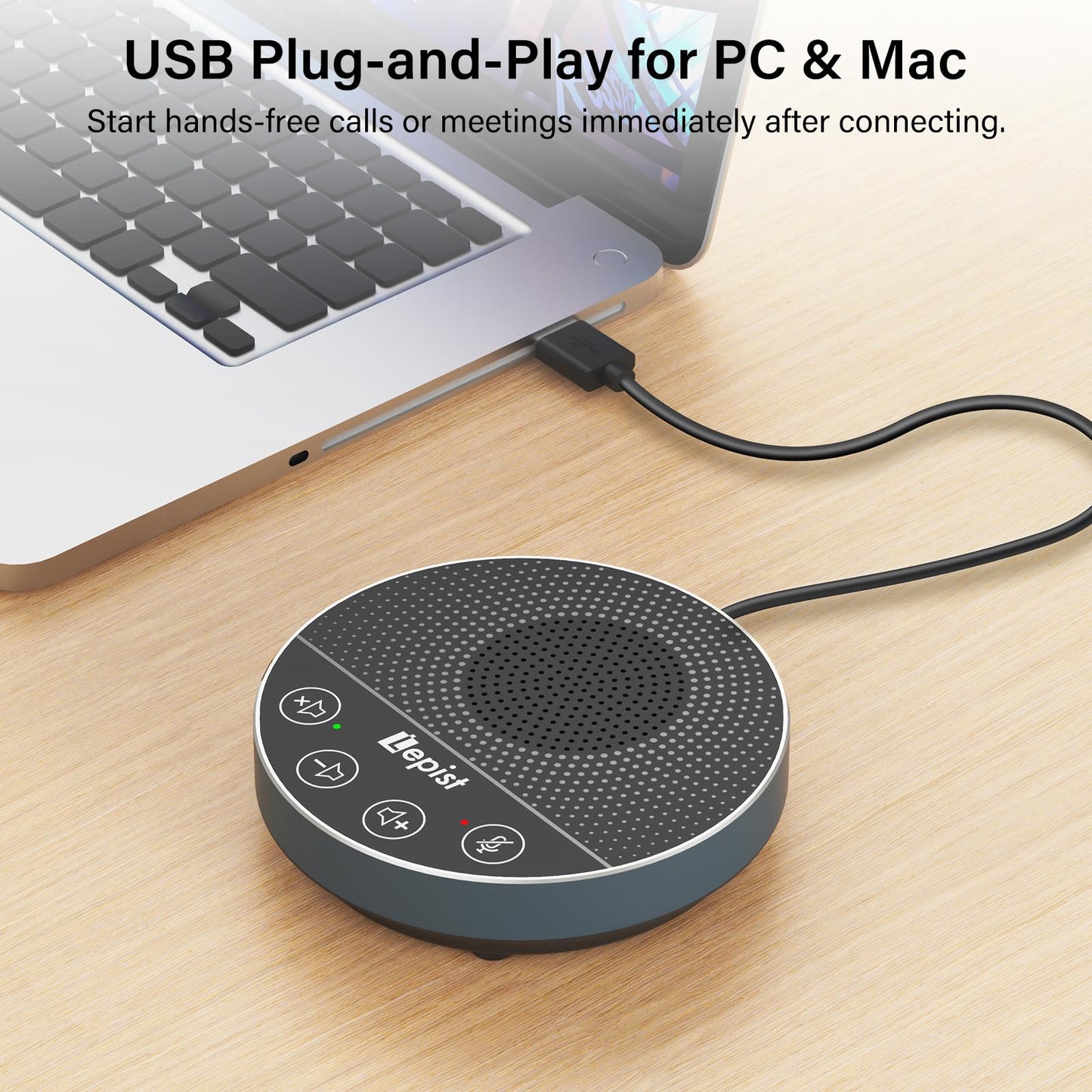 CMOCIIY USB Speakerphone Microphone