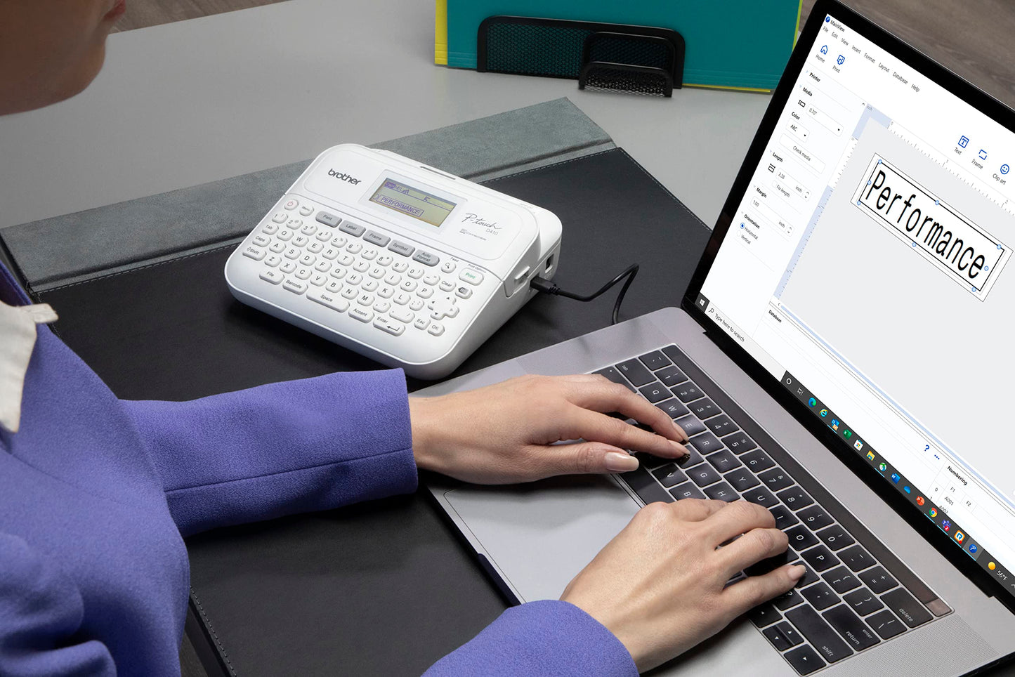 Brother P-Touch PTD-410 Label Maker