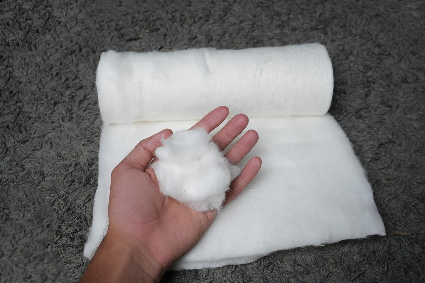 Pure Cotton Roll Cotton Undercast Padding Roll Soft and Absorbent Cotton Makeup Remover in an Easy to Tear & Use Roll White Cotton roll for Art Projects (500 Gram)