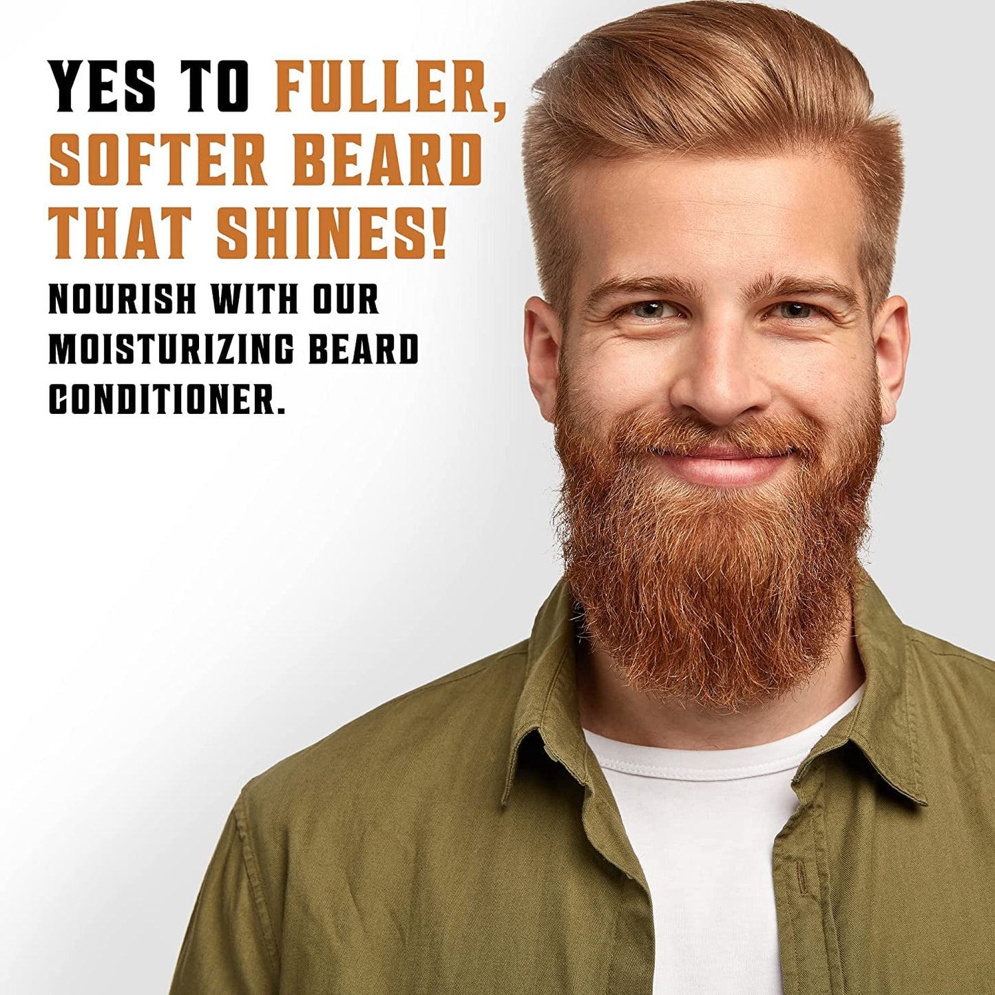 Viking Revolution - Beard Wash & Beard Conditioner Set With Argan & Jojoba Oil - Softens & Strengthens - Beard Shampoo & Conditioner - Sandalwood - 500 ml x 2