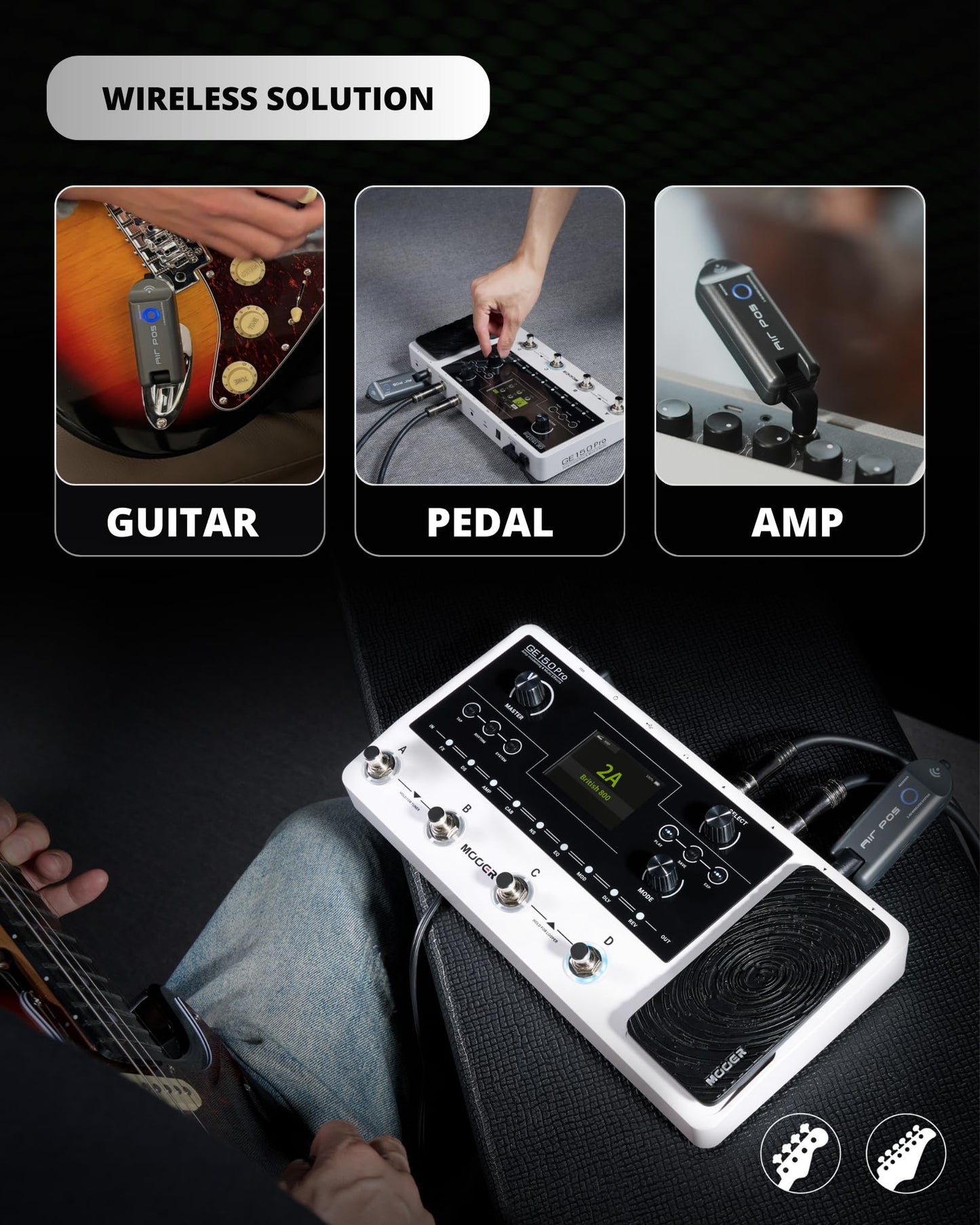 MOOER Air P05 Electric Guitar Wireless System Instruments Wireless System