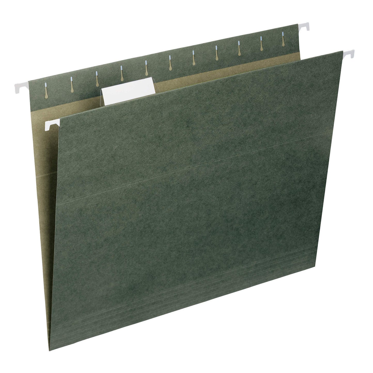 Smead Hanging File Folder, 1/5-Cut Adjustable Tab, Letter Size, Standard Green, Hanging Folders for Filing Cabinets, File Organizer Folder, 50 Per Box (64029)