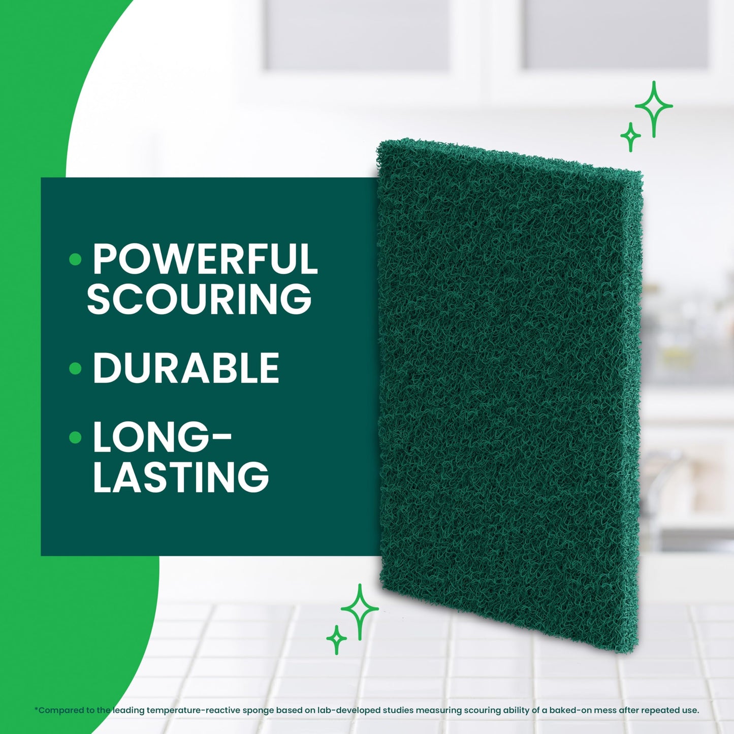 Scotch-Brite Heavy Duty Scour Pads, 21, Green