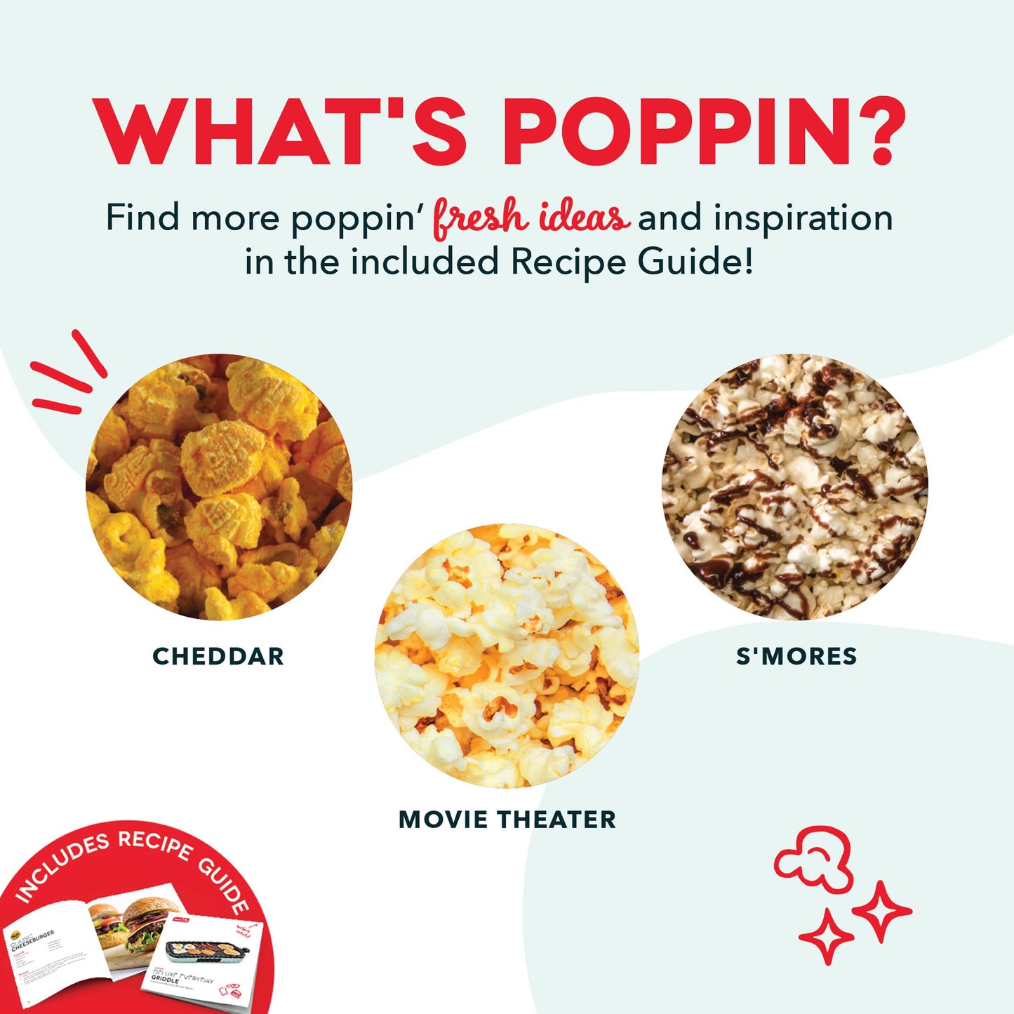 DASH Hot Air Popcorn Popper Maker with Measuring Cup to Portion Popping Corn Kernels + Melt Butter, 16 Cups - Aqua