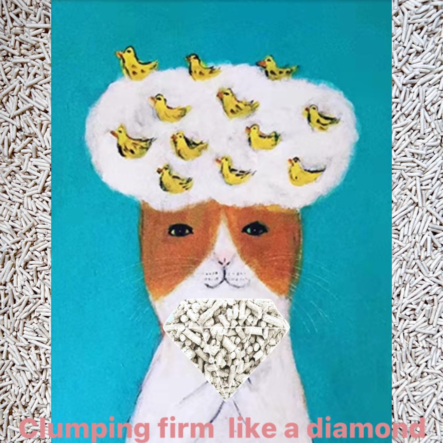 Beans Royale Tofu Cat Litter, Biodegradable, Clumping Kitty Litter, Flushable,Pea Fiber,Dust Free, Odor Control, Low Tracking, Lightweight (Milky 4 Pack)