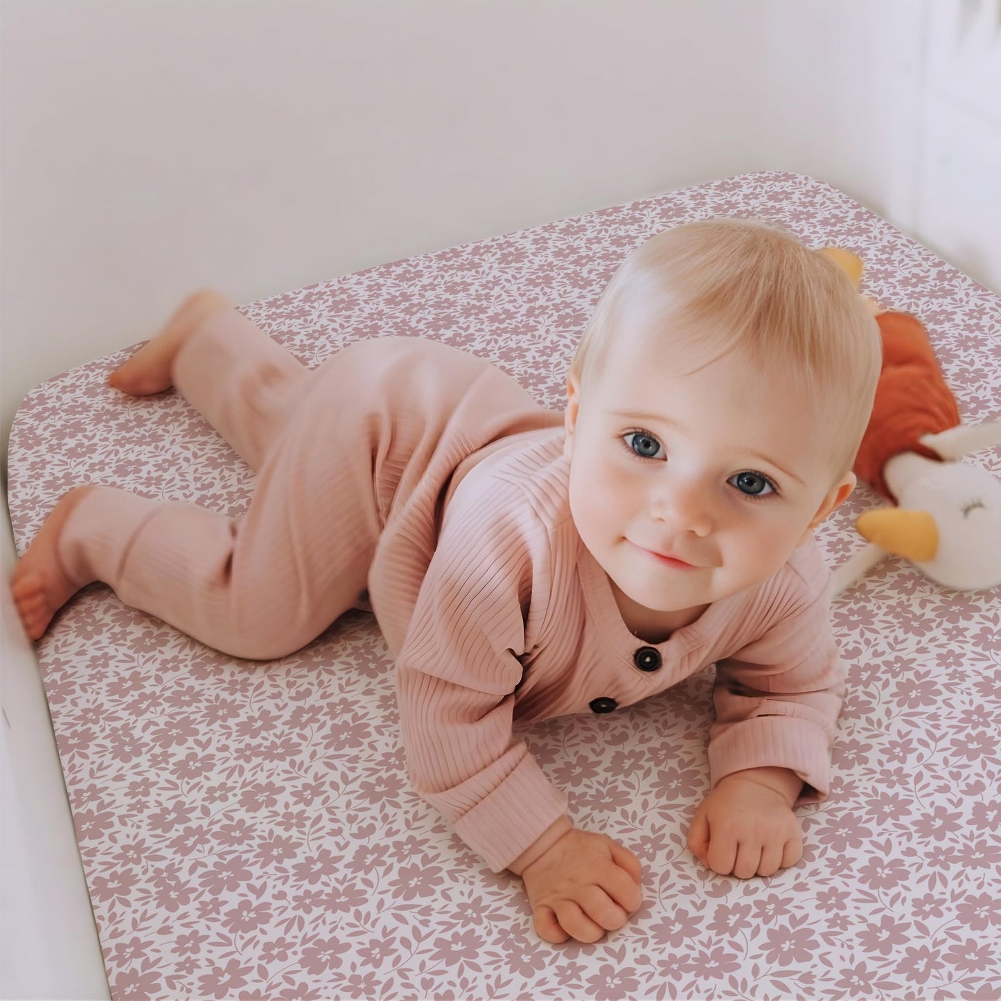 Sorrel + Fern 2-Pack Crib Sheets for Standard Crib Mattress (Watercolor Airplanes and Clouds) - Premium Fitted Sheets - Buttery Soft Cotton Blend