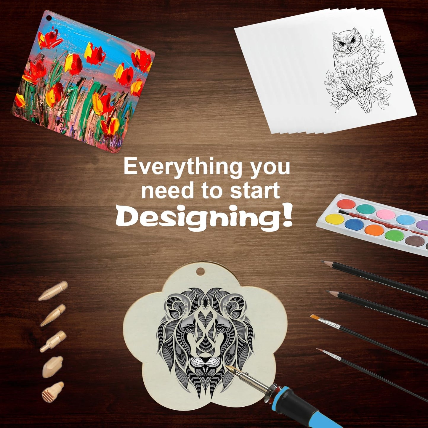 Gifts for Teen Boys or Girls, Cool Art Toys Gift Ideas for Teenage 11 12 13 14 16 18 Years Old, Wood Burning Kit Crafts