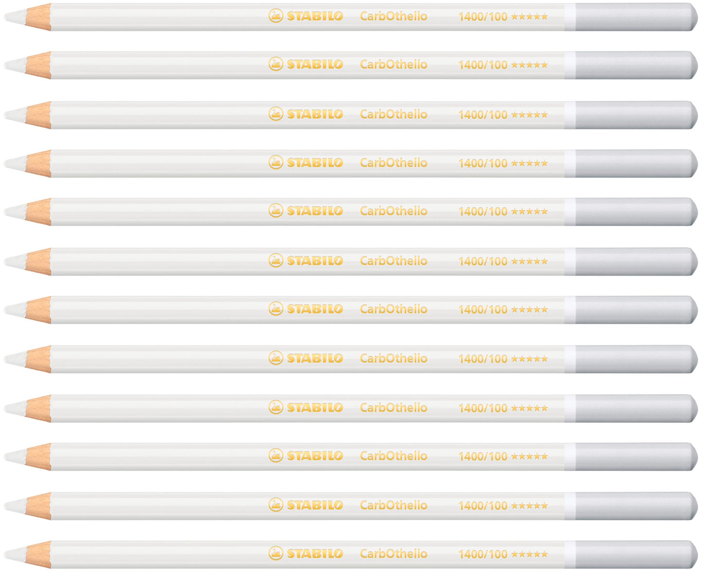 STABILO CarbOthello Pastel Pencil - No. 100 - Titanium White - Box of 12