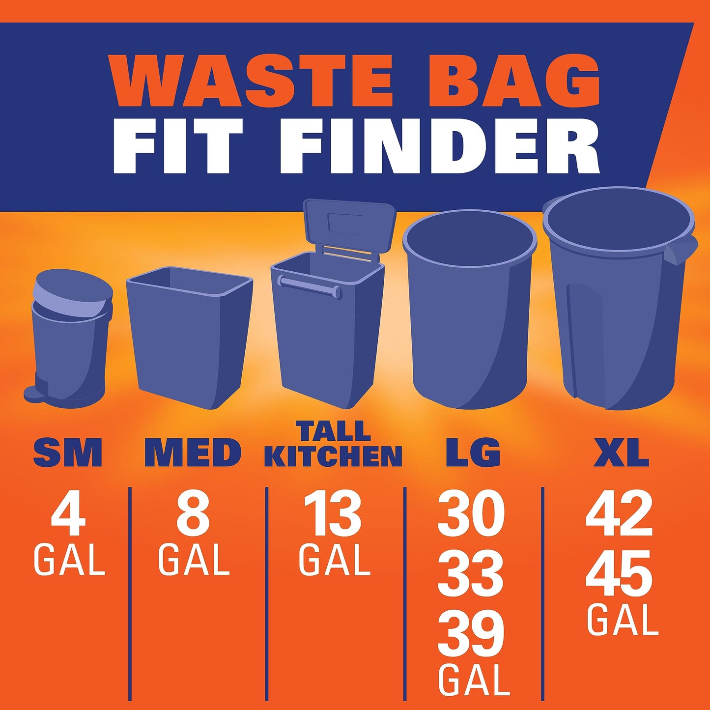 Hefty Ultra Strong Trash Bags (Scent Free, Tall Kitchen Drawstring, 13 Gallon, 110 Count) – Fits All Simplehuman Size J Cans