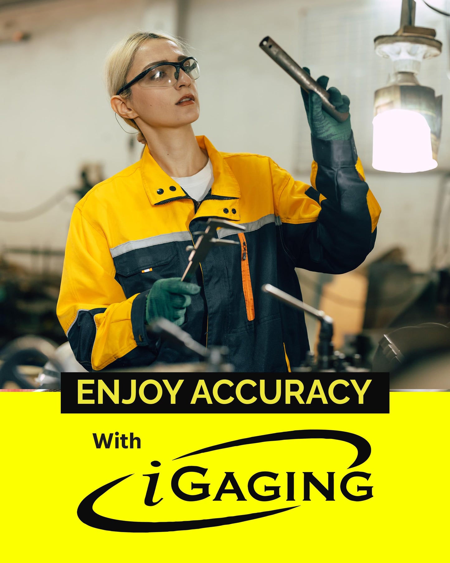 iGaging IP54 0-6-Inch EZ Cal Super Large LCD Display Digital Caliper