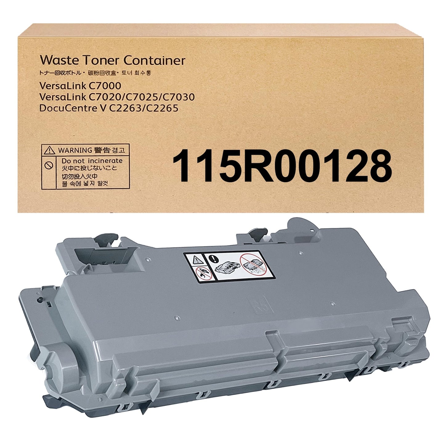 LCL Waste Toner Cartridge Box Compatible for Xerox 115R00128 Waste Toner Cartridge (1-Pack) for Xerox VersaLink C7000 C7020 C7025 C7030 C7000N C7000DN