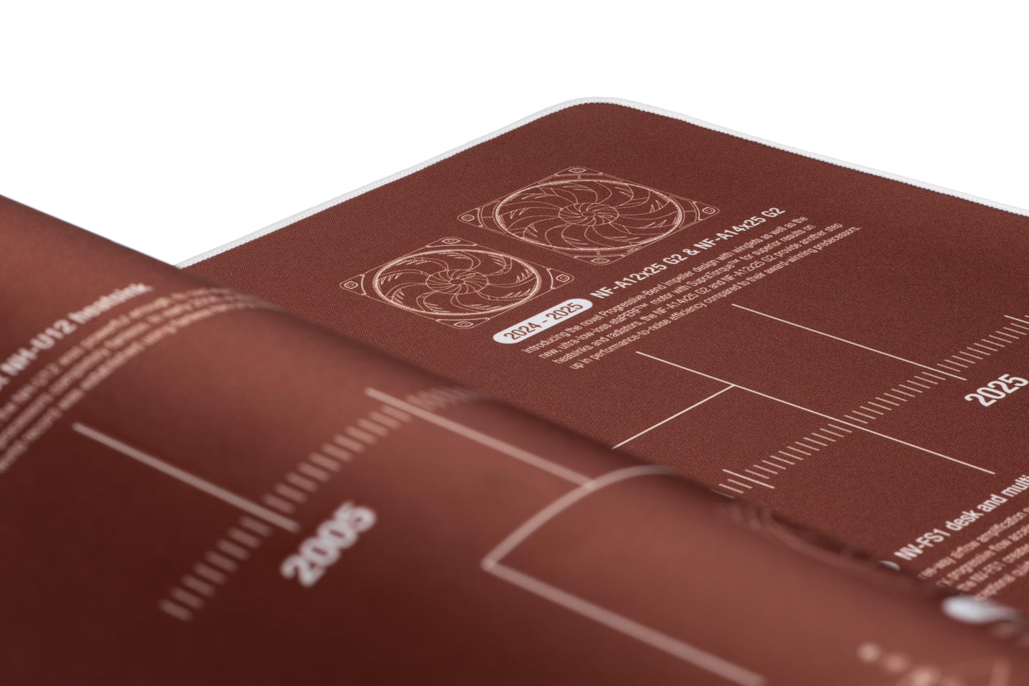 Noctua NP-DM3 20-Year Anniversary Desk Mat, 90x40cm (Brown)