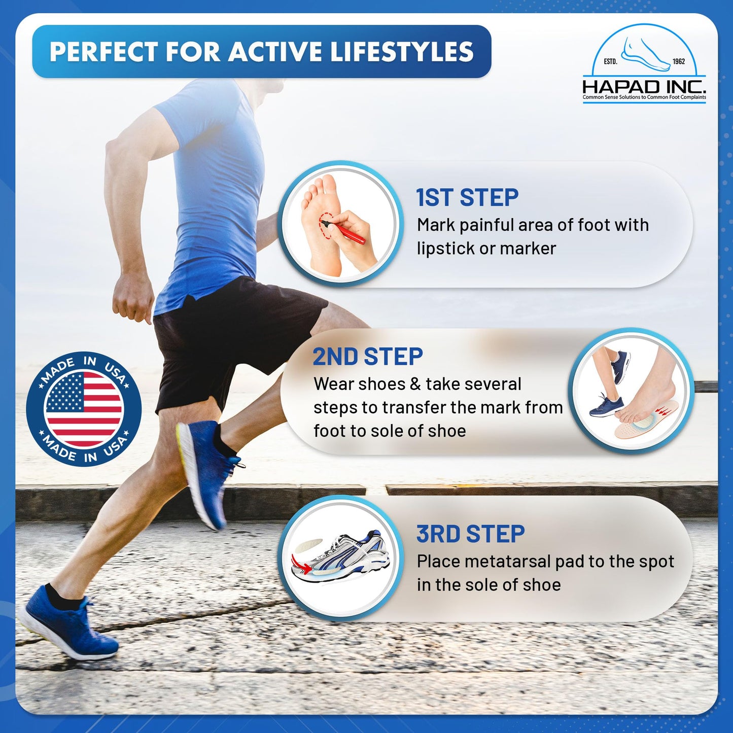 Metatarsal Felt Foot Pad Skived Cut - 6 Pairs - 1/4" Thick, MARS Wellness, B01K8QCYFY, taban100,46.39,25,25,14.25,6.99,21.24,8.50,5.95,35.68,46.39 DR JK- Ball of Foot Cushions Metatarsal and Mortons Neuroma Pads Two Pairs of Forefoot Pads Ball of Foot Pad
