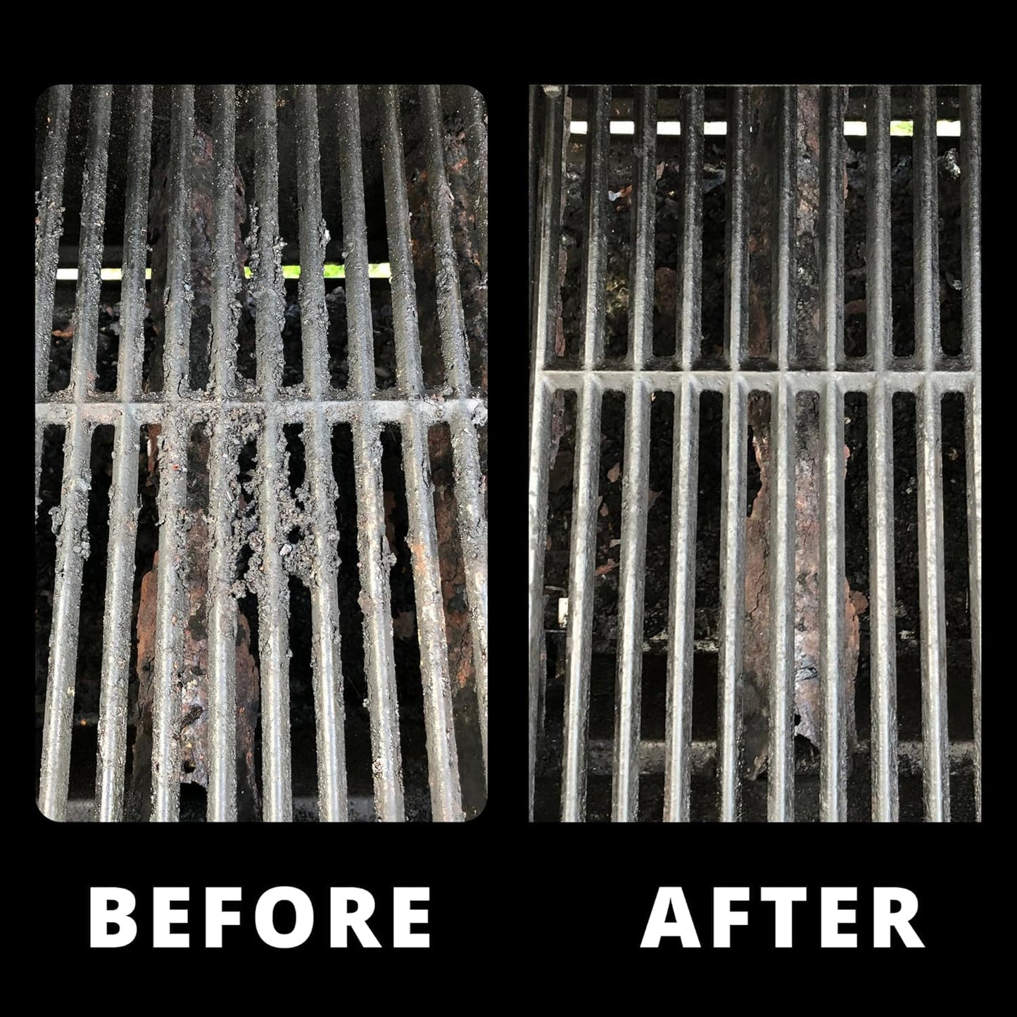 Grill Rescue BBQ Replaceable Scraper Cleaning Head, Bristle Free - Durable and Unique Scraper Tools for Cast Iron or Stainless-Steel Grates, Barbecue Cleaner (Non-Scraper Brush)