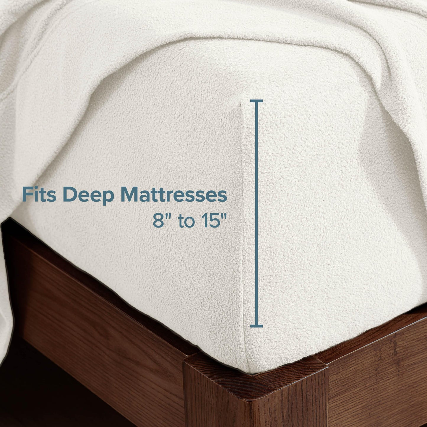 Bare Home Super Soft Fleece Sheet Set - Queen Size - Extra Plush Polar Fleece, Pill-Resistant Bed Sheets - All Season Cozy Warmth, Breathable & Hypoallergenic (Queen, Cream)