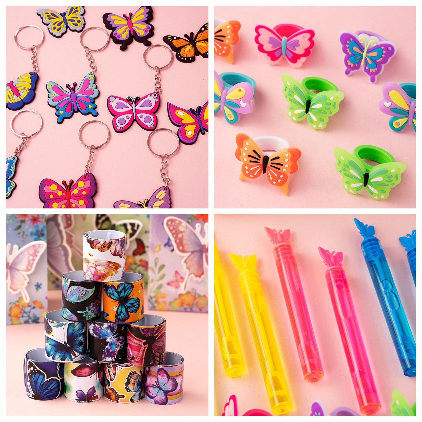 Butterfly Party Favors Fairy Birthday Party Supplies for Girls Kid Toy Gift Prize Goodie Bag Stuffer Butterfly Decorations Party Favors