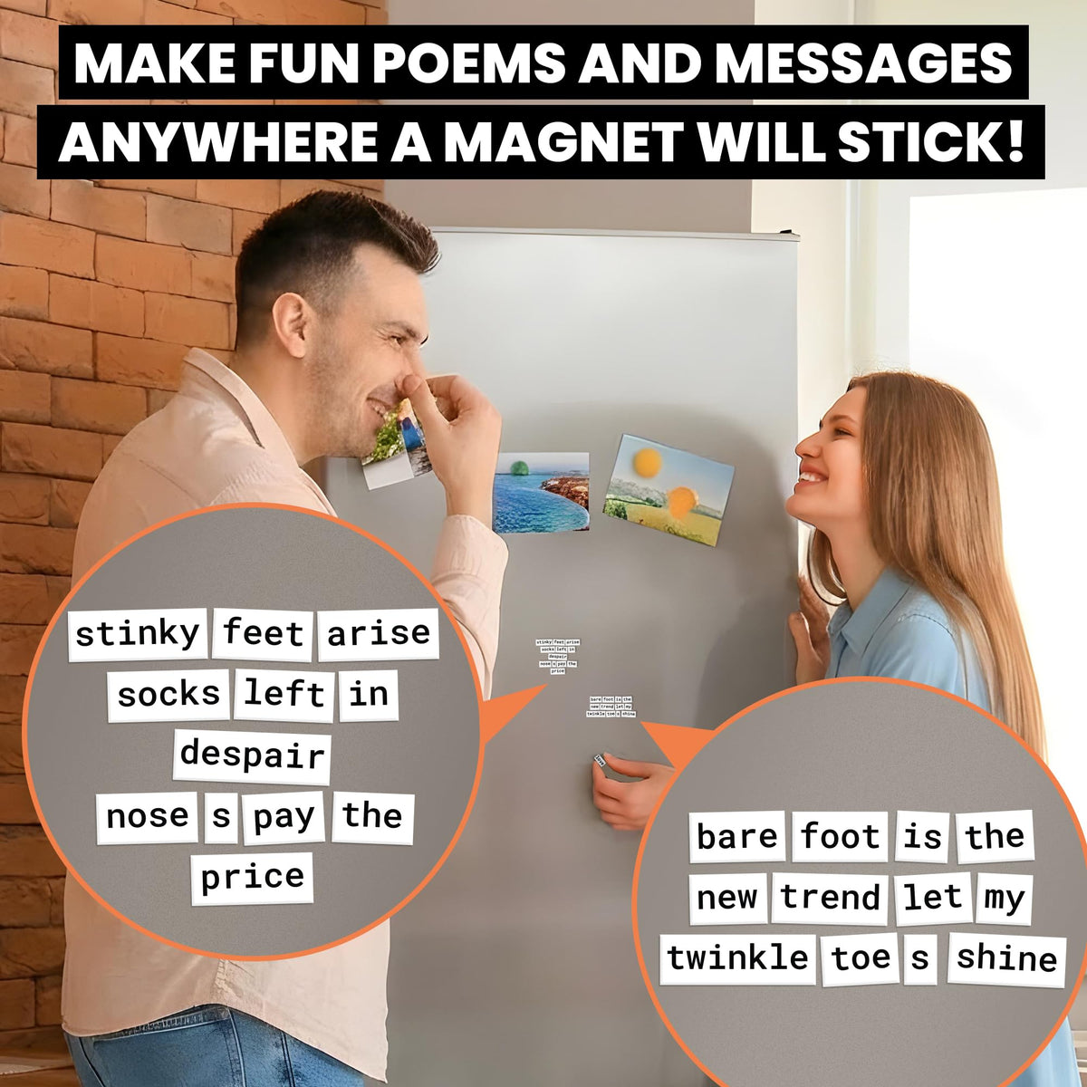 The Essential Kit of Word Magnets - Everything Needed for Fun Fridge Poetry - 797 Magnetic Words Compatible with Most Other Kits - Experience the Fun of Creative Word Play and Self Expression