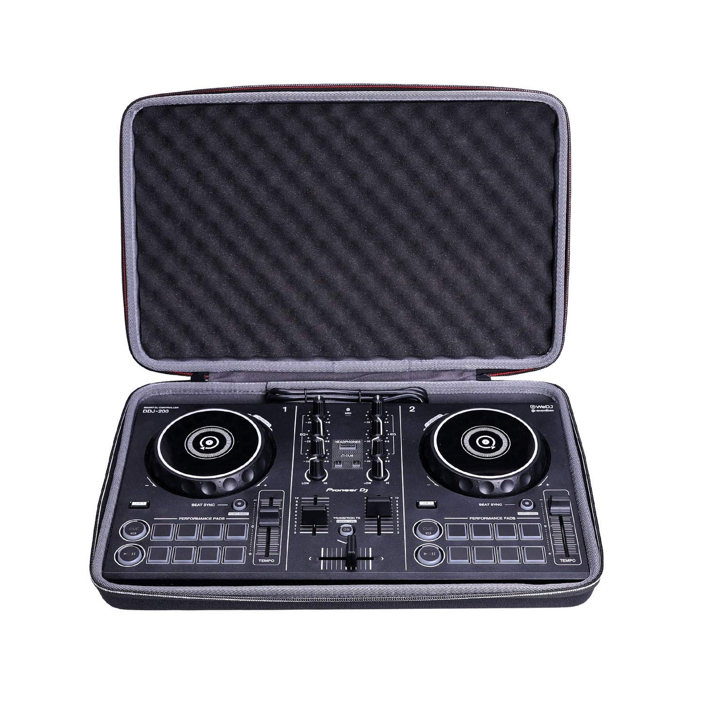 XANAD Hard Case for AlphaTheta DDJ-FLX2, Pioneer DJ DDJ-200 Controller- Travel Protective Bag
