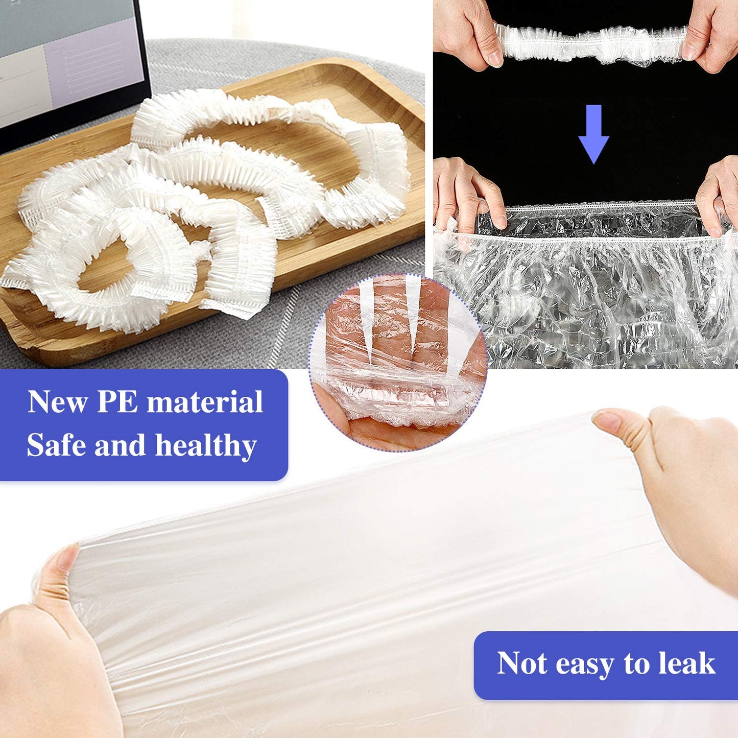 upcessory 50 pcs Disposable Cage Liners, Clear Plastic Rabbit Cage Liner Bag, Universal Toilet Film for Bunny, Hamster, Totoro, Hedgehog, Guinea Pig and Small Animals.