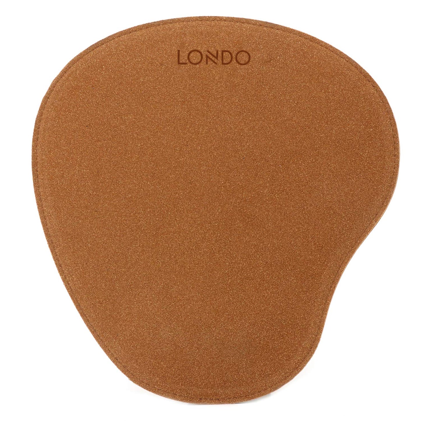 Londo Leather Oval Mousepad with Wrist Rest