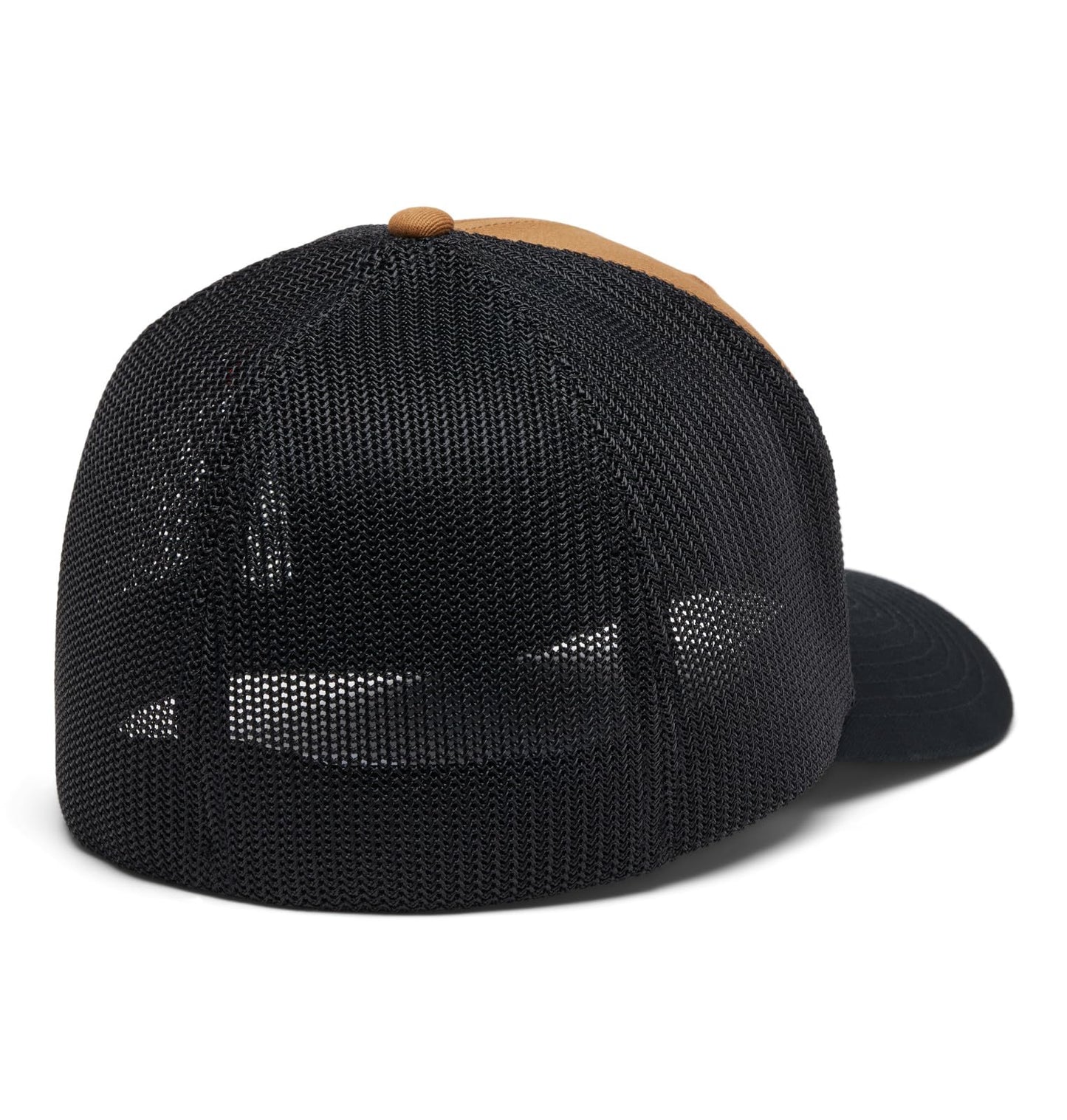 Columbia Unisex Tree Flag Mesh Ball Cap, Camel Brown/Black, Large/X-Large, Camel Brown/Black, Large-X-Large