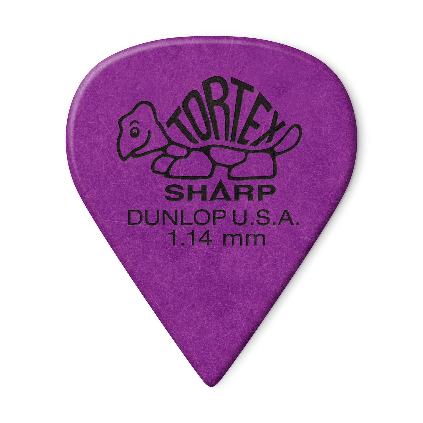 Jim Dunlop 412R1.14 Tortex Sharp, Purple, 1.14mm, 72/Bag