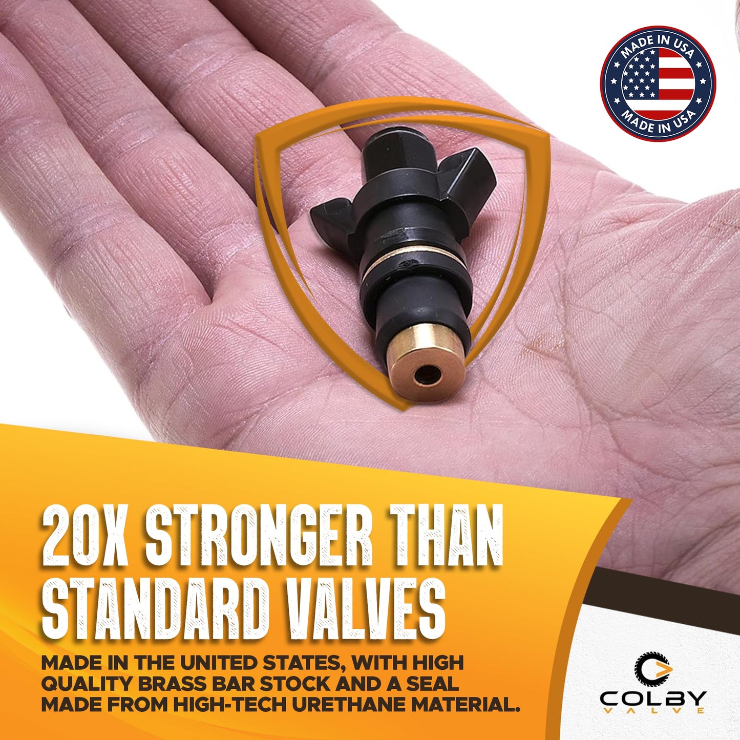 Colby Valve Emergency Tire Valves (Black)
