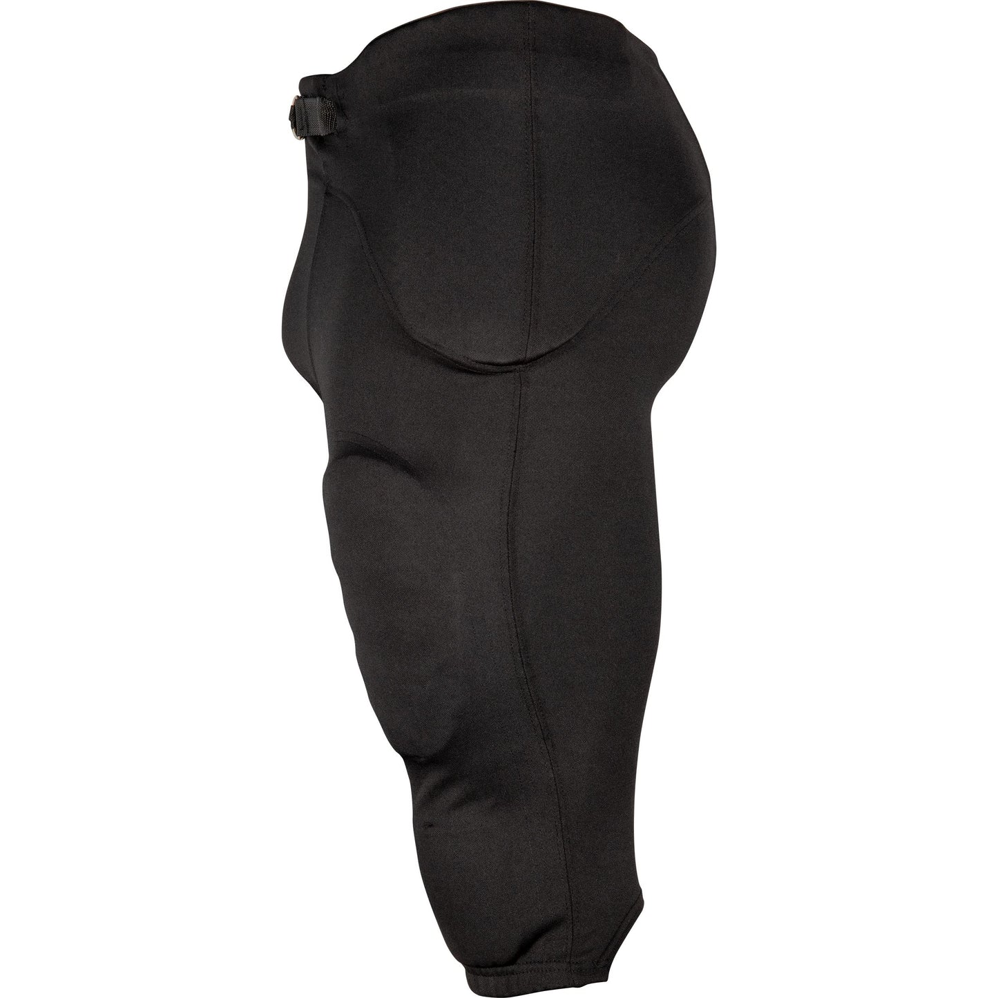 CHAMPRO Mens with Pads Safety Integrated Football Polyester Practice Pant, Black, Medium US