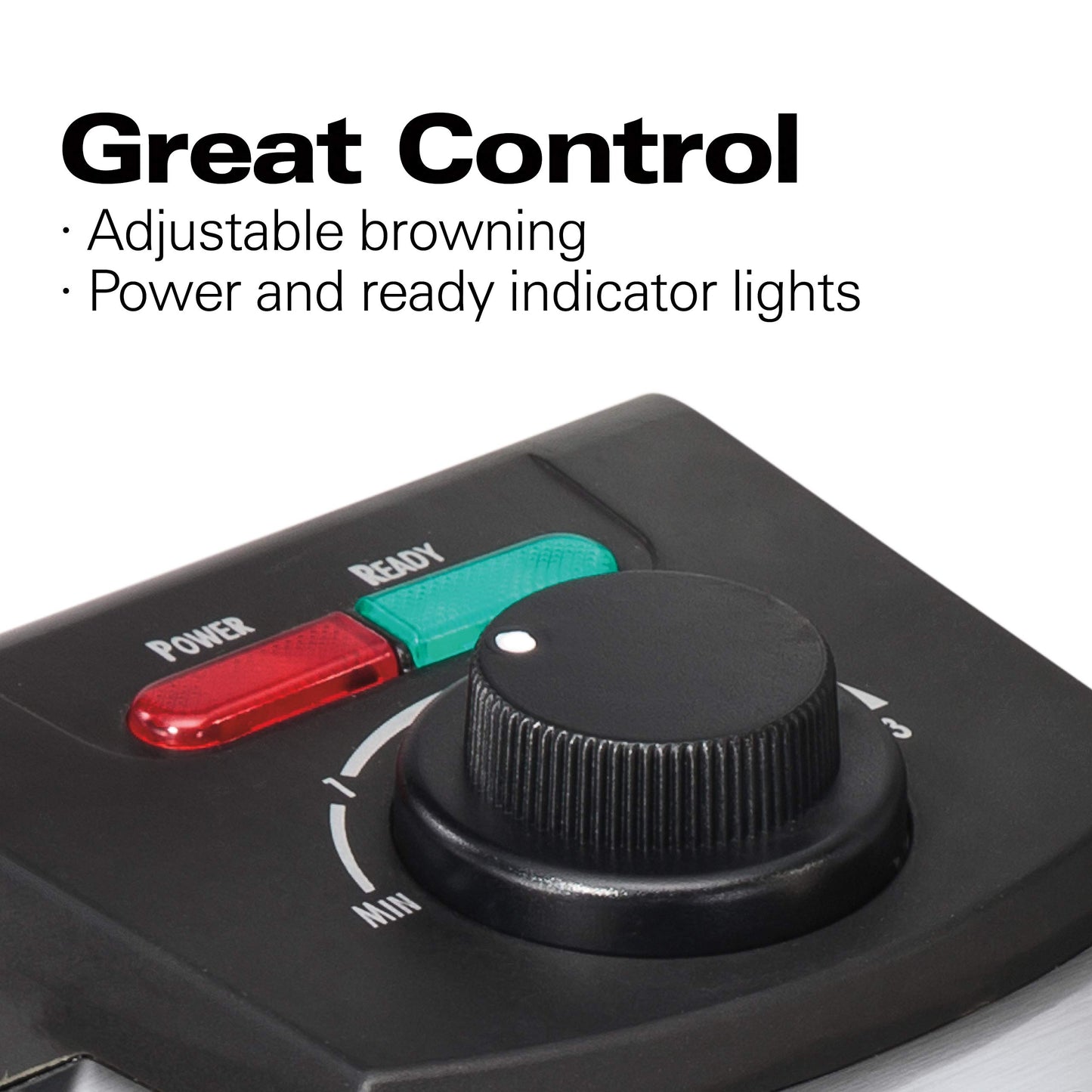 Hamilton Beach Flip Belgian Waffle Maker with Browning Control, Non-Stick Grids, Indicator Lights, Lid Lock and Drip Tray, Stainless Steel (26010R)