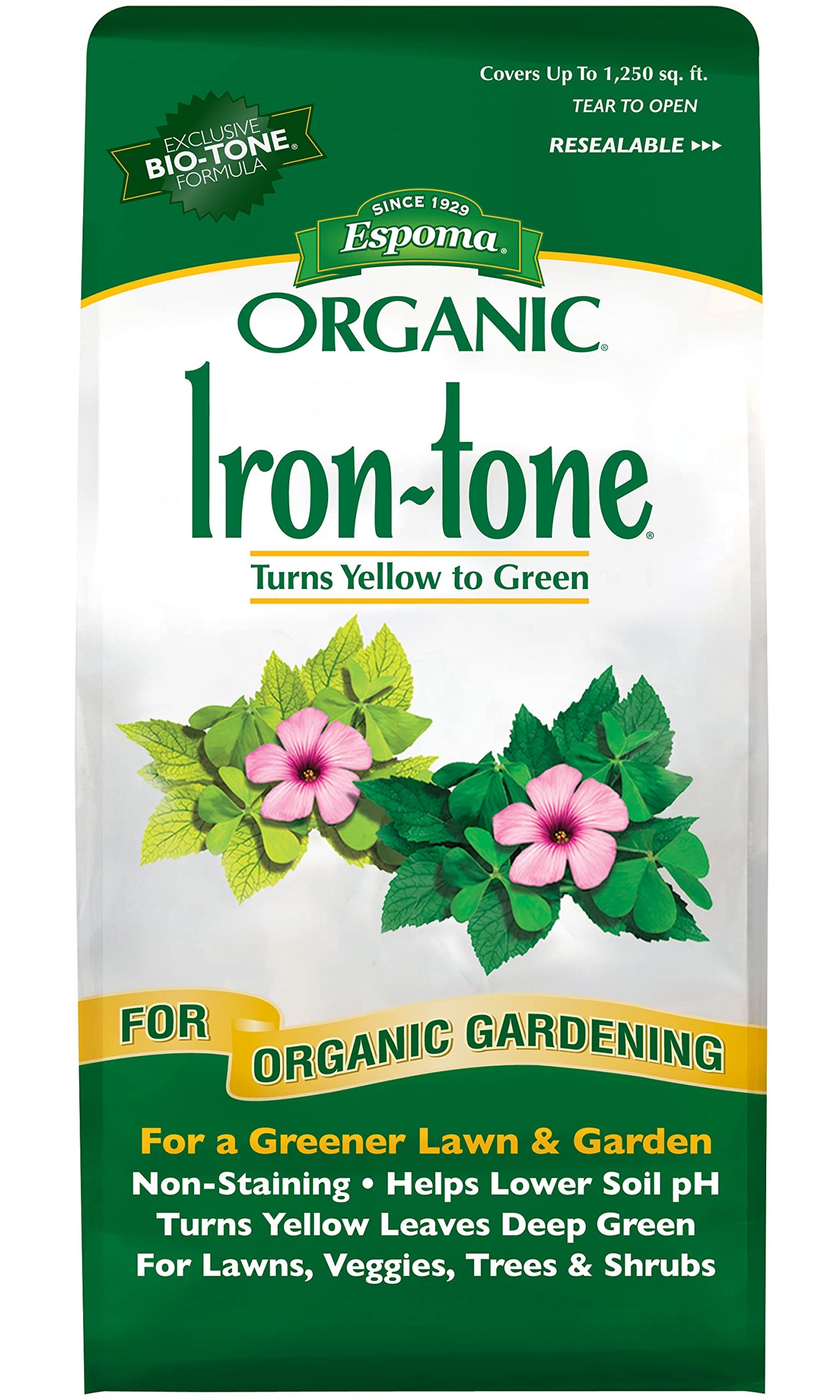 Espoma IT5 Iron Tone Bag, 5-Pound