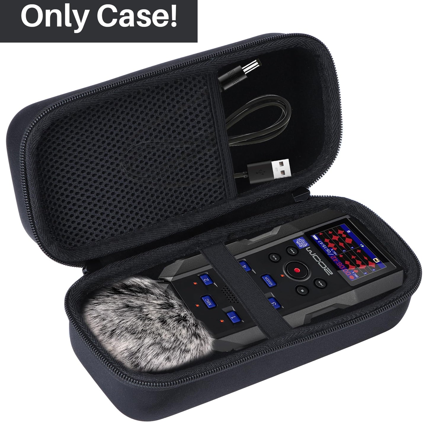 Lebakort Storage Case Compatible with Zoom H6essential / H5studio Handy Recorder