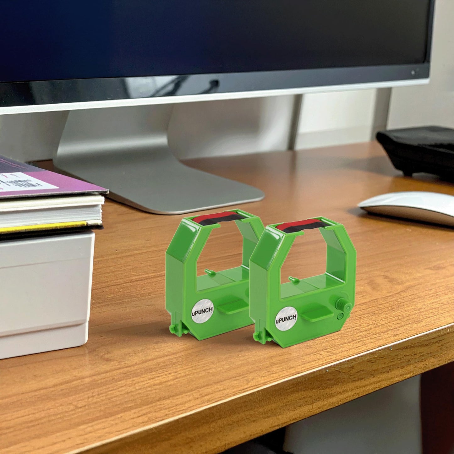 2 Pack, uPunch Ribbon for HN3000 Non-Calculating Time Clock