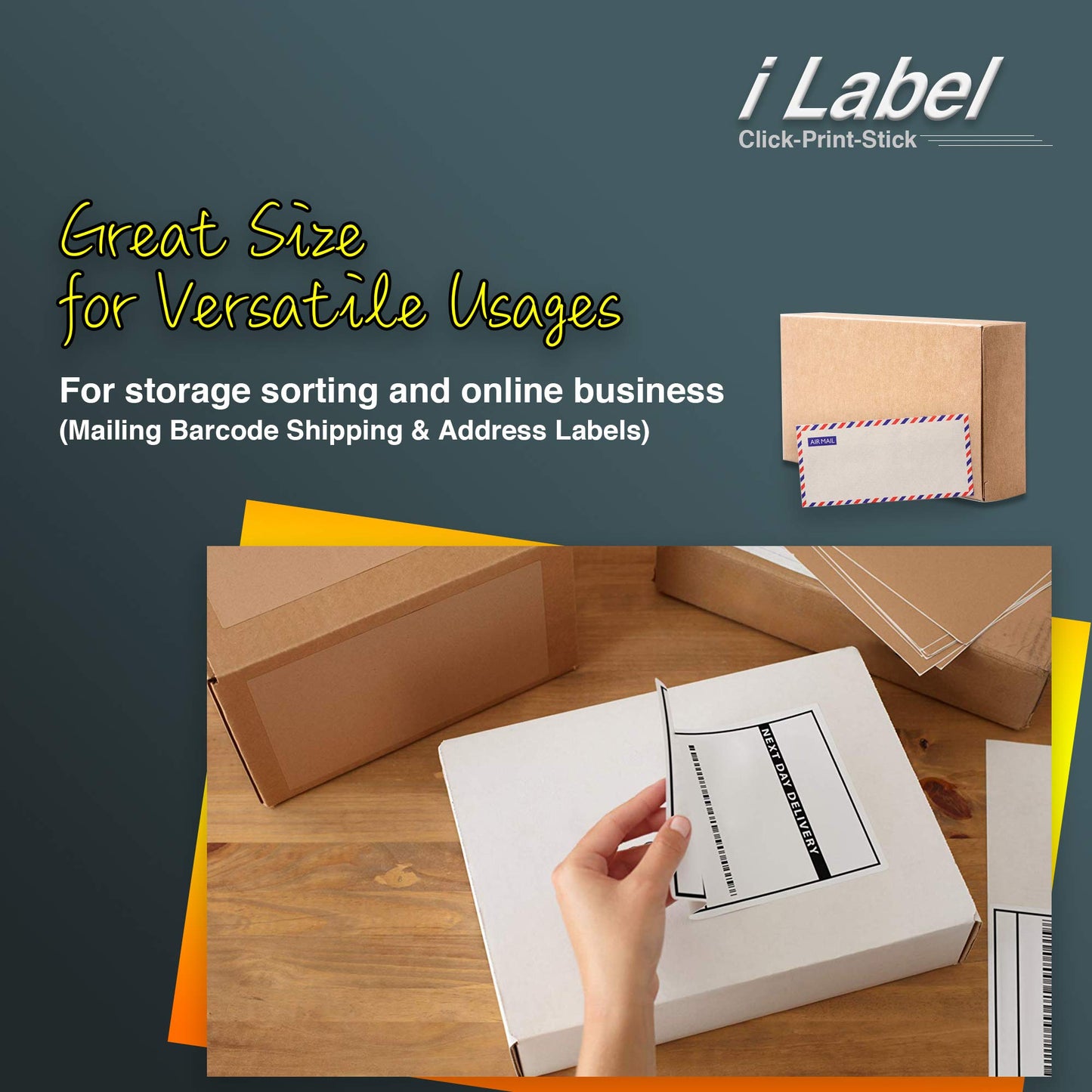8.5" x 11" Full Sheet Sticker Paper for Laser & Inkjet Printers[600 Sheets,600 Labels]