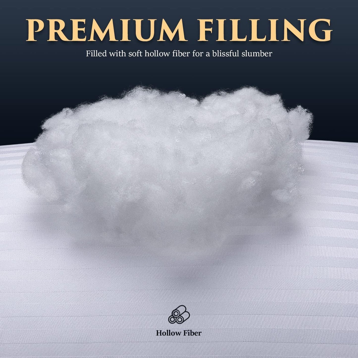 COZSINOOR Pillows for Sleeping Queen Size 2 Pack - Bed Pillows Hotel Quality Cooling Down Alternative Microfiber Filled for Back, Side and Stomach Sleepers, Breathable Skin-Friendly