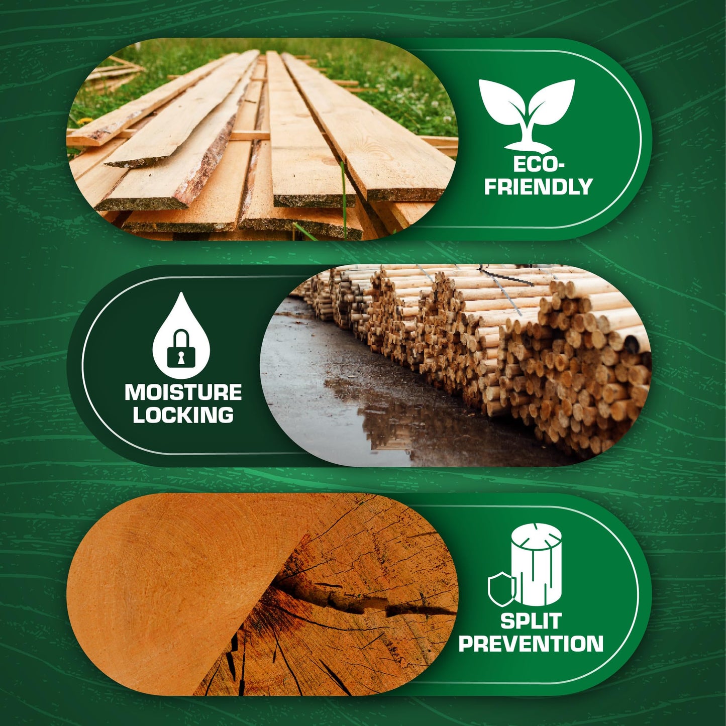 ANCHORSEAL 2 Hybrid Log & Lumber end grain sealer (1 Gallon) - Water-based wax & polymer prevents up to 90% of end checking (drying splits) on cut ends. Green wood sealer for turning blanks & bowls. … (1 Gallon)