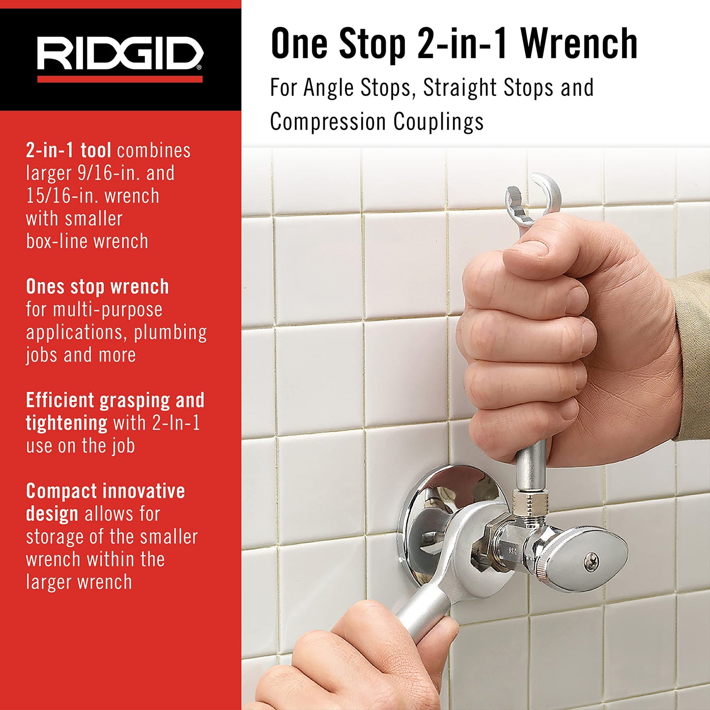 Ridgid Tools 27023 One Stop Wrench