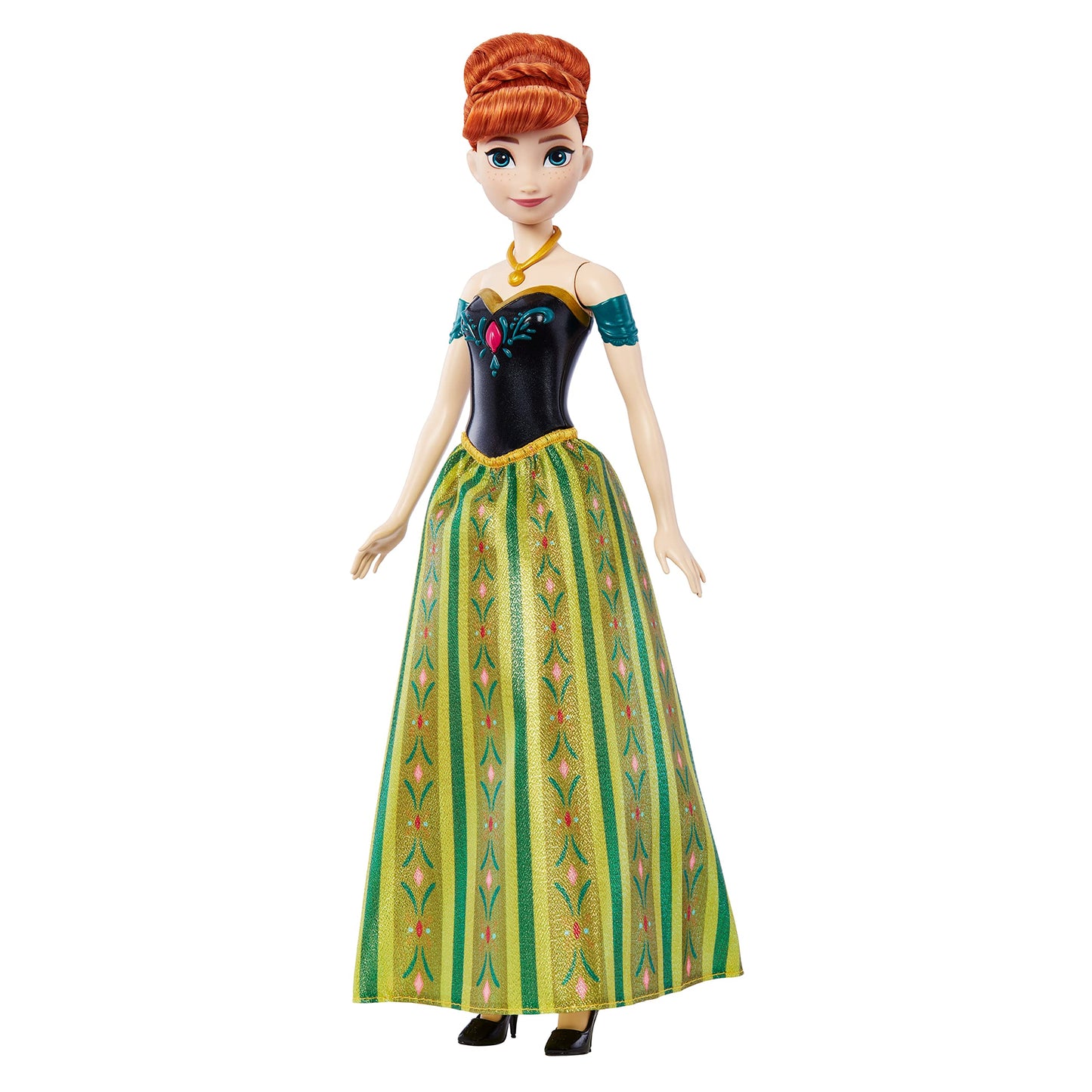 Mattel Disney Frozen Toys, Singing Anna Doll in Signature Clothing, Sings “for The First Time in Forever” from The Disney Movie Frozen, Toys for Kids