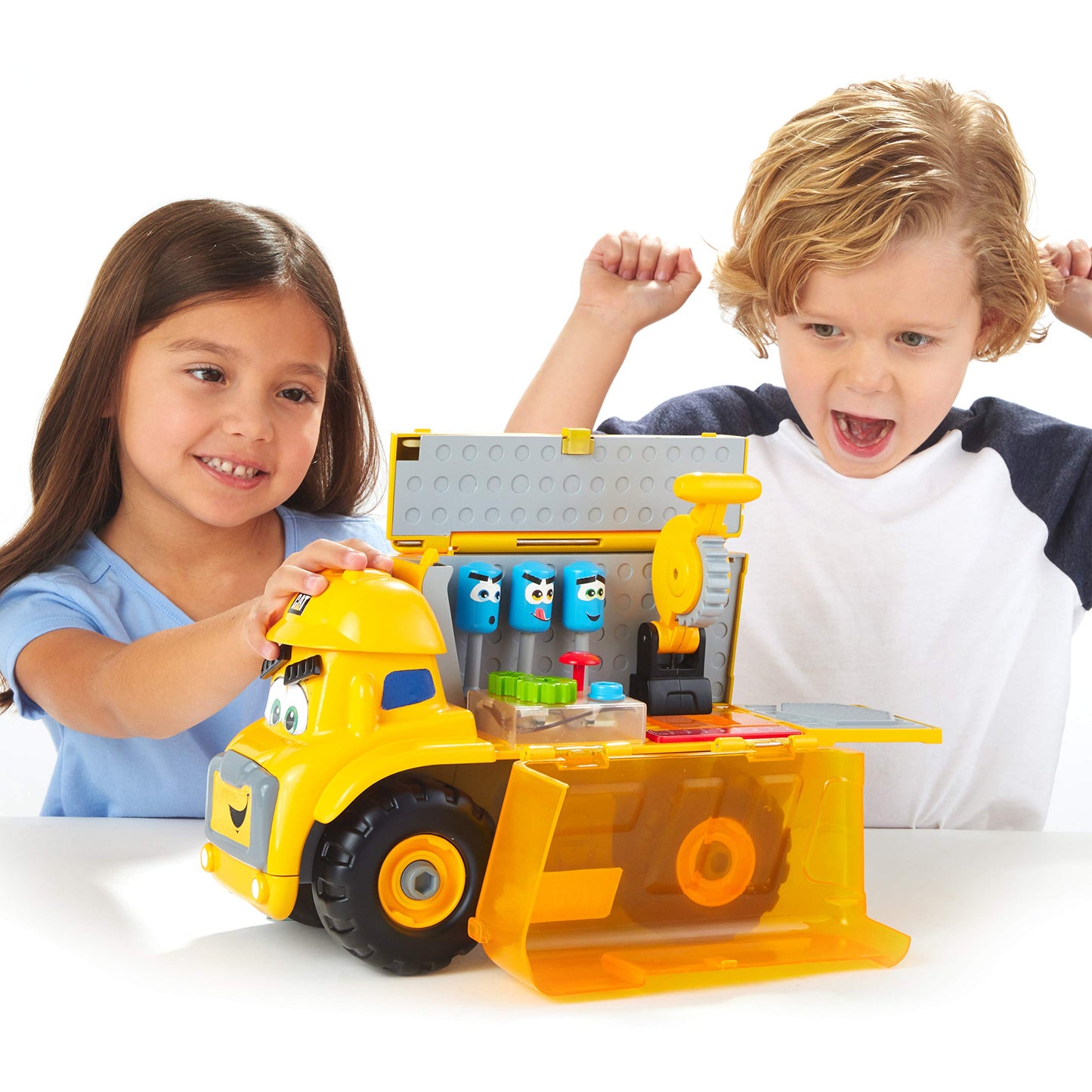 CAT Construction Toys, Junior Crew, Fix-It Fleet Phillip Preschool Learning Set Construction Vehicle, Ages 3 and Up