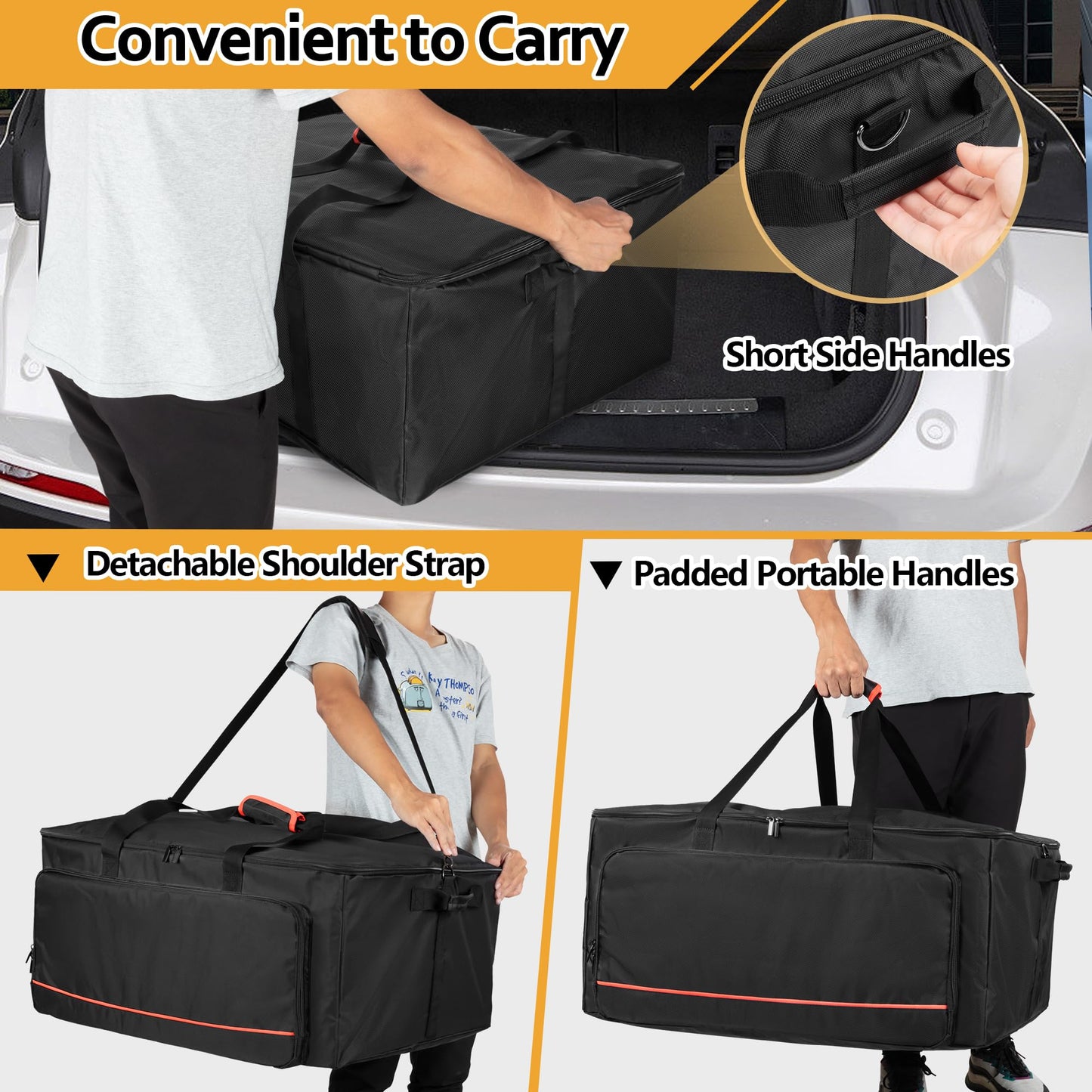 HODRANT Pizza Oven Bag Compatible with Ooni Koda 16 Gas Pizza Oven, Outdoor Pizza Oven Cover Compatible with Ooni Koda 16, Oven Carry Case with Shoulder Strap for Pizza Oven Accessories Kit, Bag Only