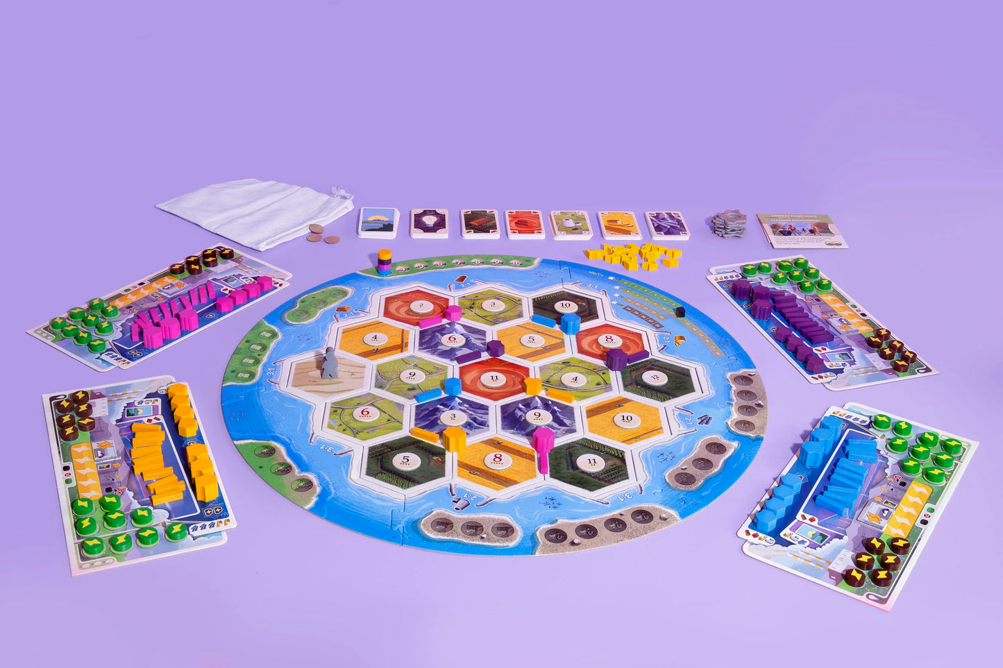 CATAN New Energies Board Game - Sustainable Resources & Strategy, Classic Gameplay with a Modern Twist! Family Game for Kids and Adults, Ages 14+, 3-4 Players, 90 Min Playtime, Made by CATAN Studio