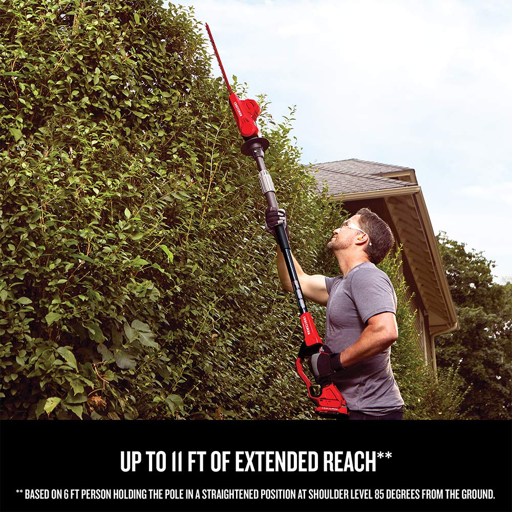 CRAFTSMAN® V20* 18 in. Cordless Pole Hedge Trimmer, 2.0Ah (CMCPHT818D1)
