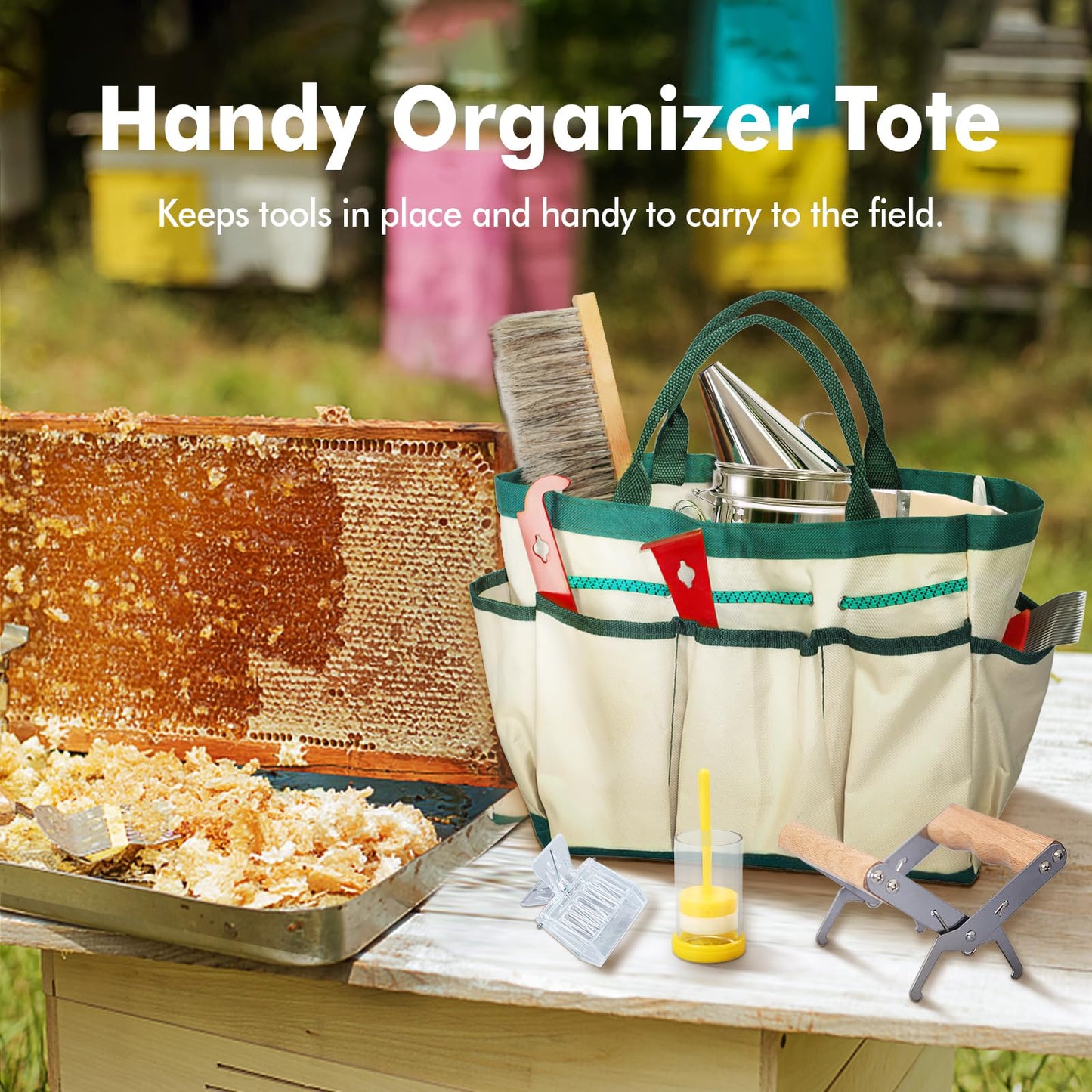 Beekeeping Supplies Beekeeping Tools for Beekeeper Necessary Bee Supplies Beekeeping Kit 9 Pcs
