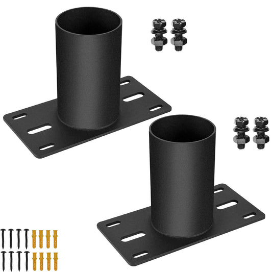 2 PCS Slip Fitter Adaptor,Slip Fitter Mounting Bracket,Transform The Slip Fitter into Arm Mounting,Tenon Adaptor for Outdoor Flood Lights,Street Light,Parking Lot Lights,Shoebox Light Fixture