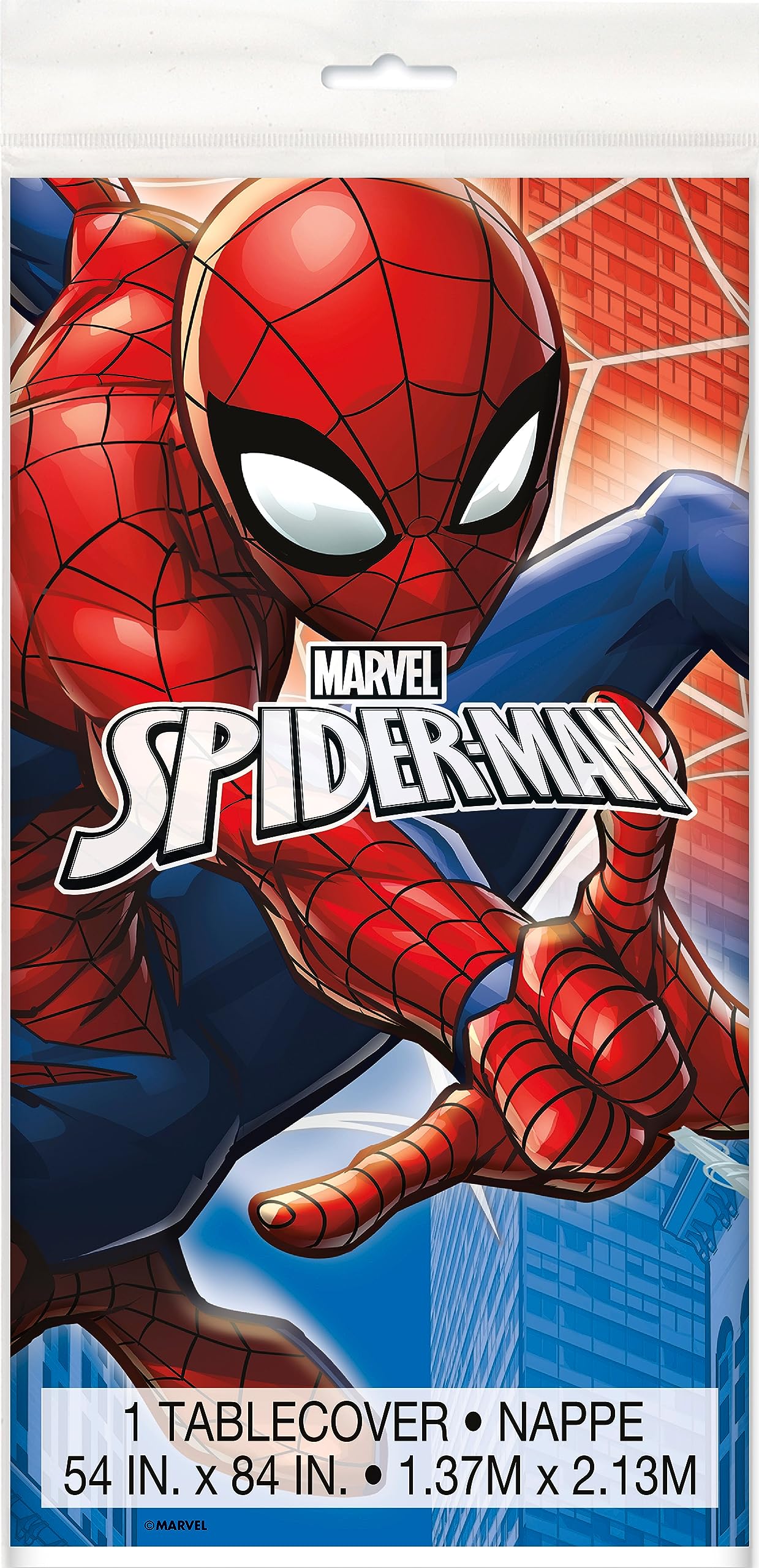 Spider-Man Party Supplies Bundle | Official Licensed Tableware Set with Plates, Cups, Napkins, and Tablecloth | Ultimate Kids Birthday Party Kit for Boys, Girls, and Superhero Fans