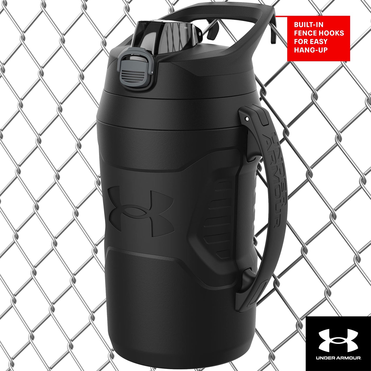 Under Armour UA70020-60322-OSFA UA 64oz Playmaker Jug Breeze Blue/Black OSFA