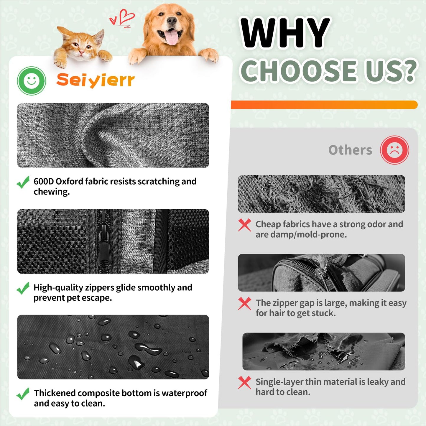 Seiyierr Dog Playpen, Portable Puppy Playpen, Pet Playpen, Dog Playpen for Small Dogs Cats Indoor Outdoor, Dog Play Pen with Carring Case, Removable Shade Cover